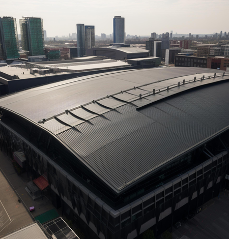 Large commercial metal roof installation – Dallas Roofings